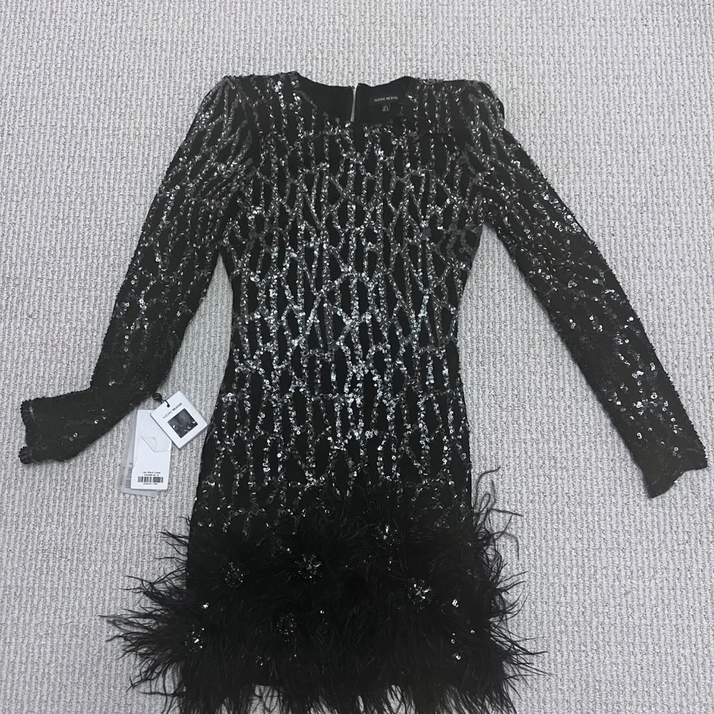LEXI BLACK DRESS: a sparkling dress perfect for events. - Picture 8 of 8